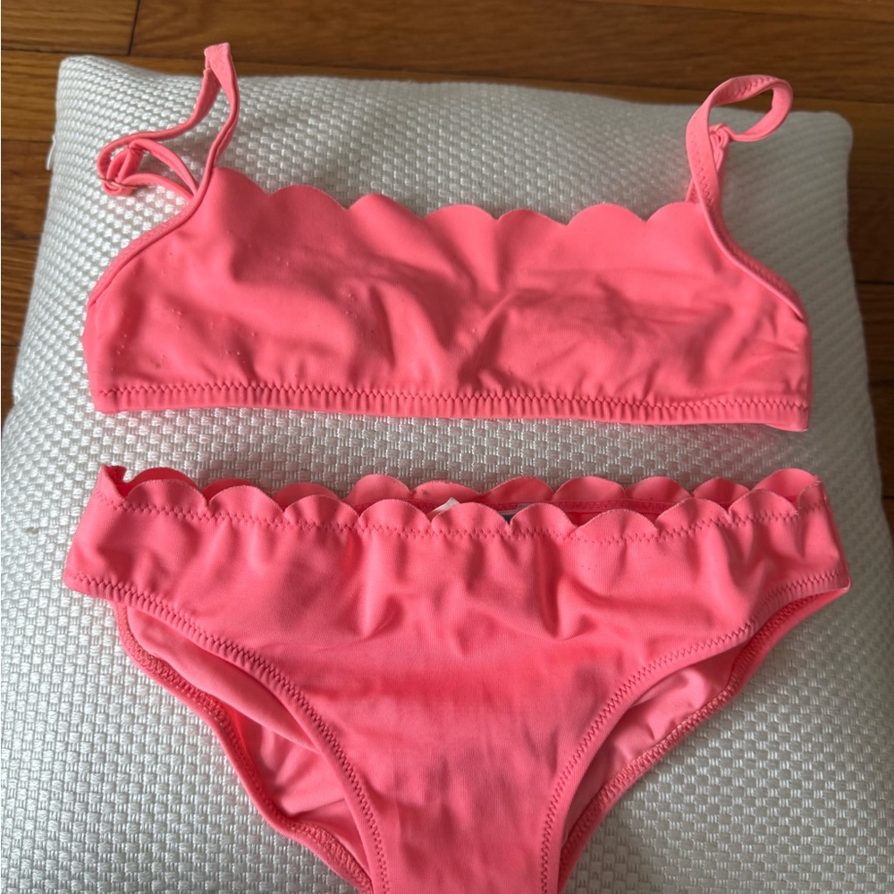 Jacadi Coral Scalloped Swimwear